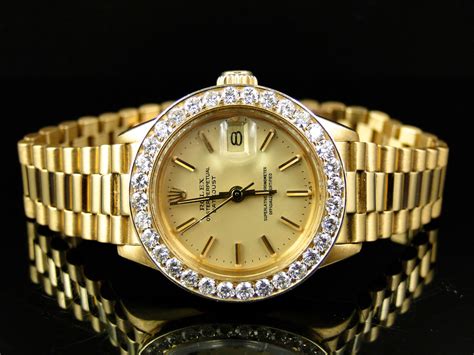 gold and diamond rolex for sale|pre owned diamond rolex watches.